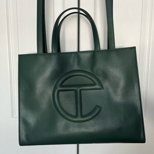 Telfar medium shopping bag - dark olive